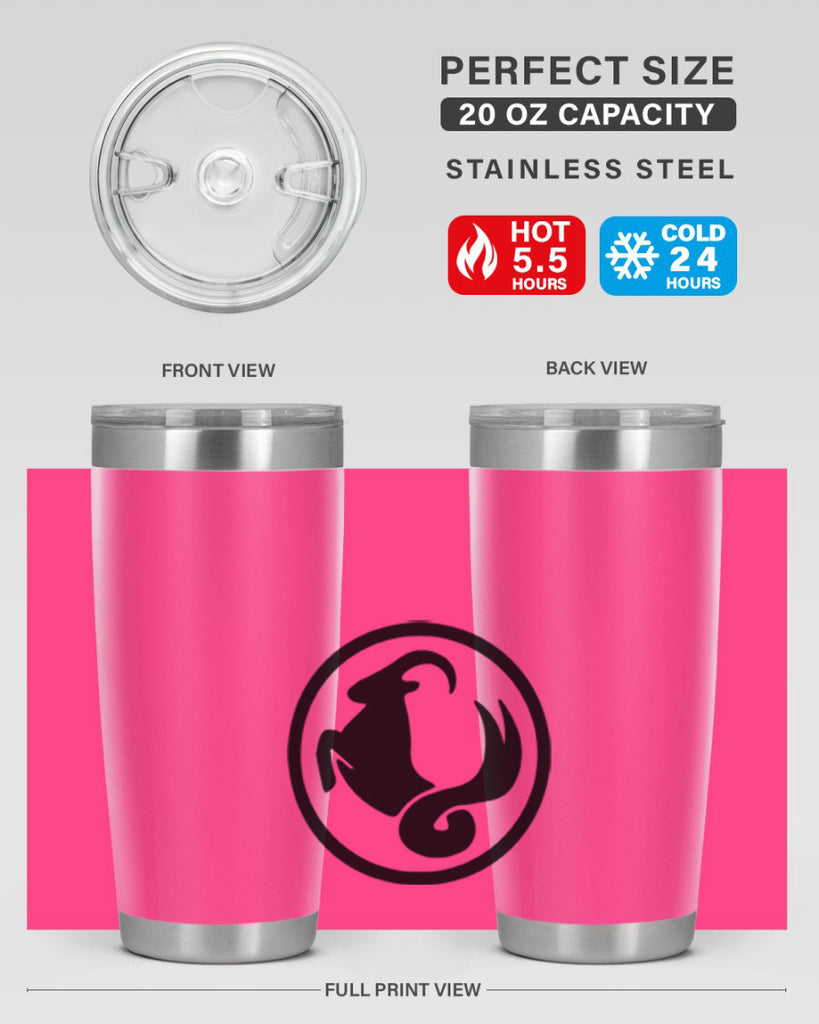 capricorn 203#- zodiac- Tumbler