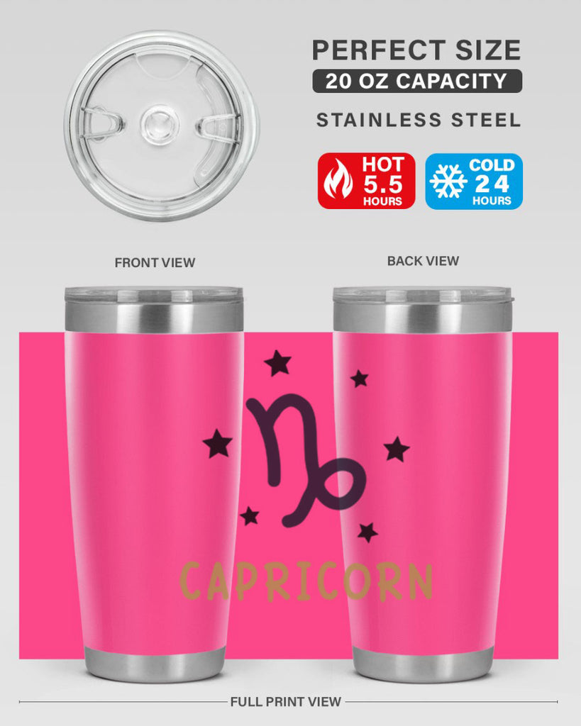 capricorn 206#- zodiac- Tumbler