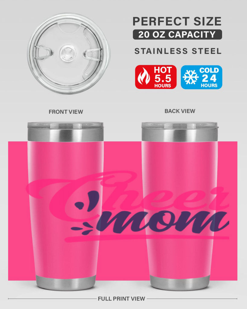 cheer mom 1745#- cheer- Tumbler