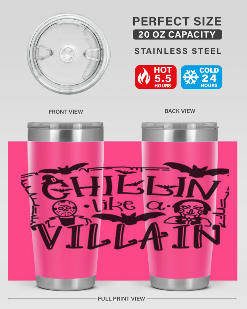 chillin like a villain 82#- halloween- Tumbler