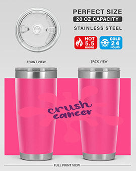 crush cancer Style 18#- breast cancer- Tumbler