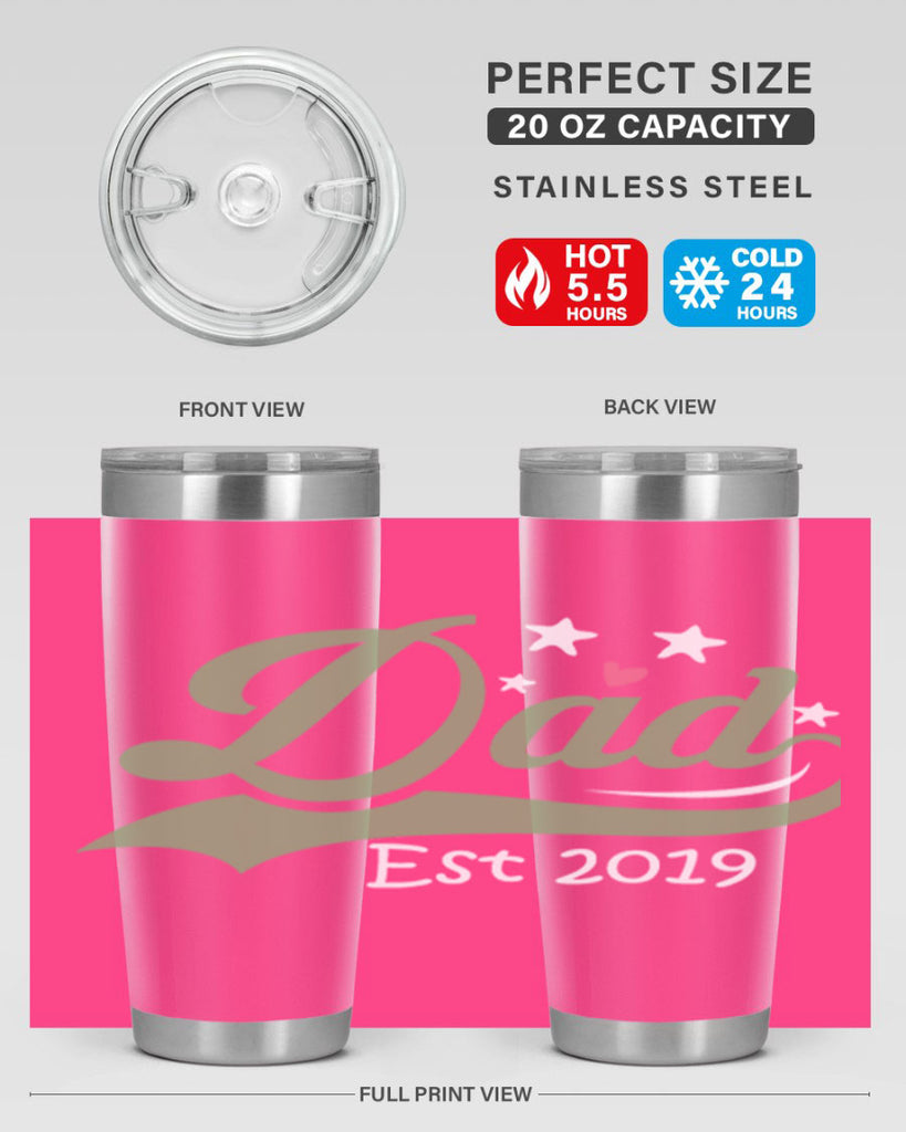dad est 101#- fathers day- Tumbler