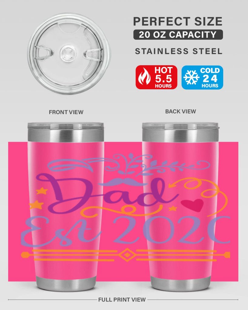 dad est 97#- fathers day- Tumbler