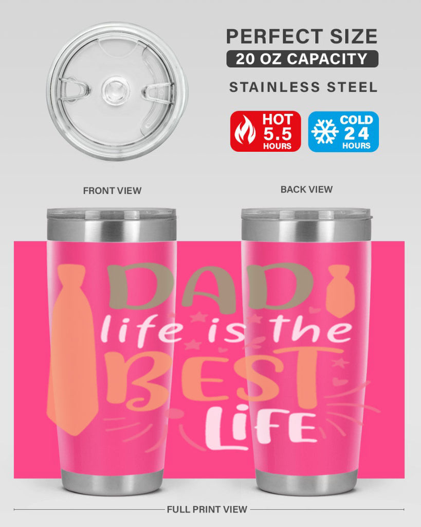 dad life is the best life 105#- fathers day- Tumbler