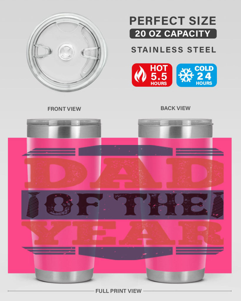 dad of the year 266#- fathers day- Tumbler
