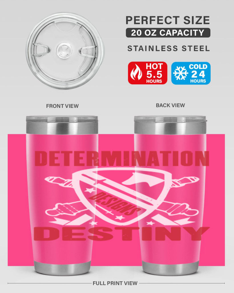 determination is destiny Style 29#- Fourt Of July- Tumbler