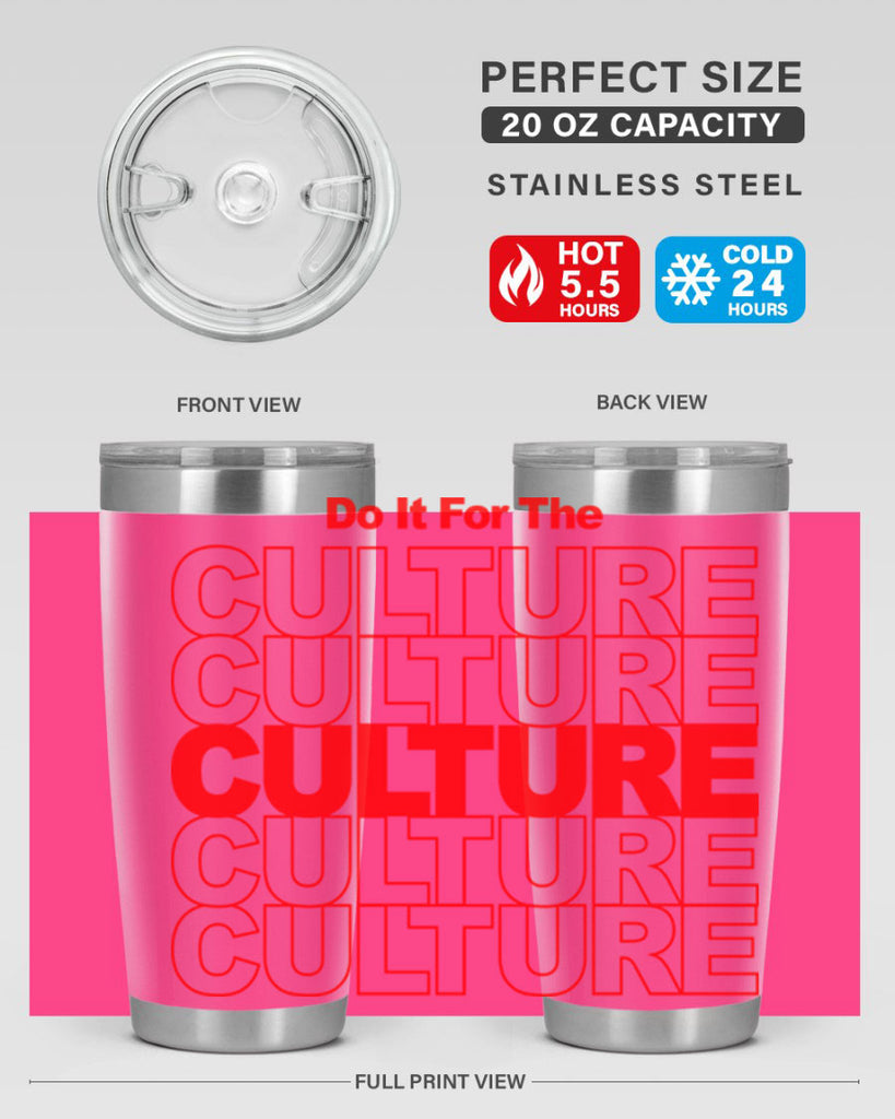 do it for the culture 170#- black words phrases- Cotton Tank