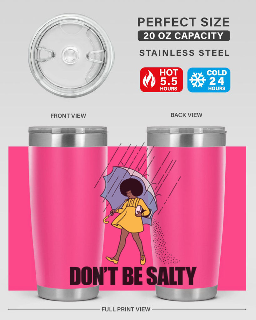 dont be salty 169#- black words phrases- Cotton Tank