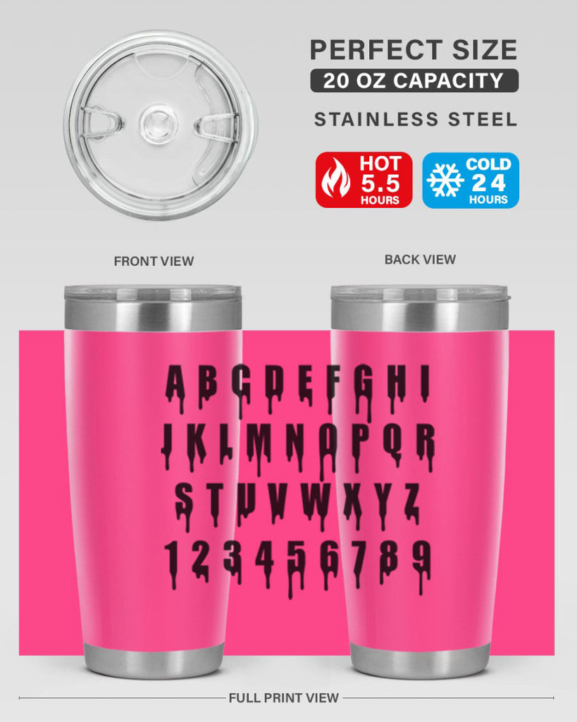 drip font 164#- black words phrases- Cotton Tank
