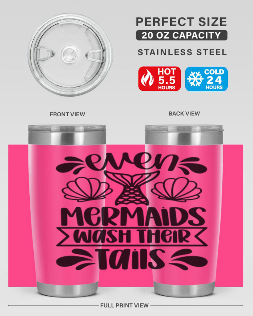 even mermaids wash their tails 42#- bathroom- Tumbler
