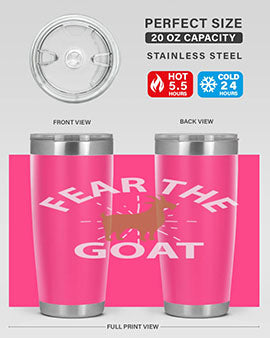 fear the goat Style 4#- goat- Tumbler