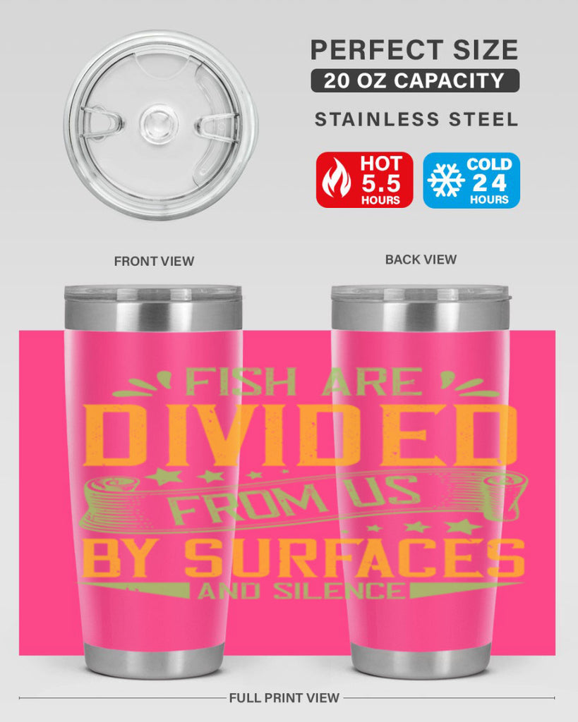 fish are divided from us by surfaces and silence 136#- vegan- Tumbler