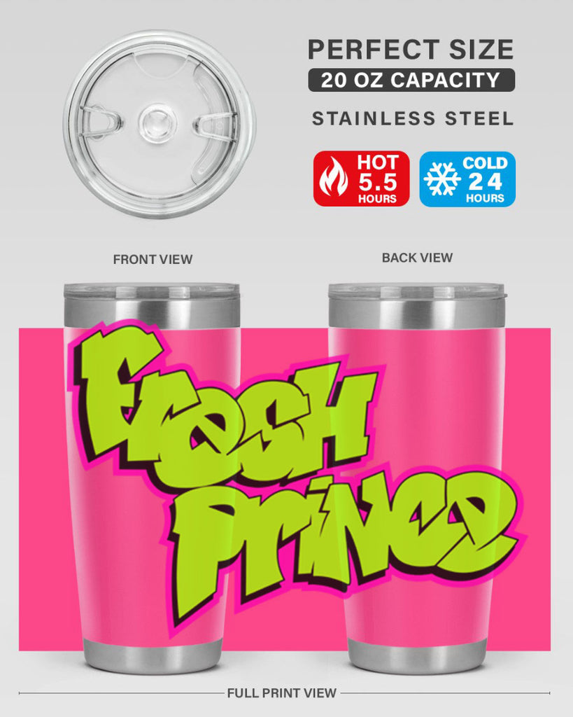 fresh prince 146#- black words phrases- Cotton Tank