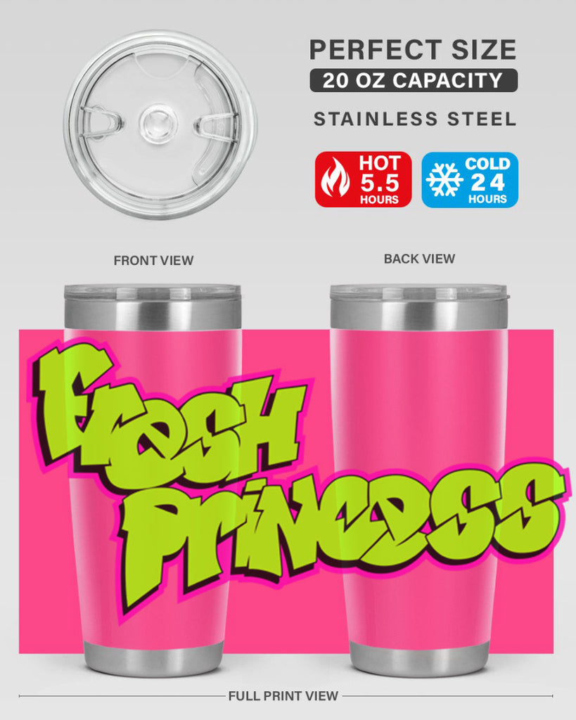 fresh princess 145#- black words phrases- Cotton Tank