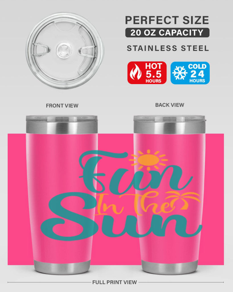 fun in the sun Style 104#- summer- Tumbler