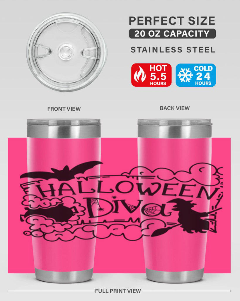 halloween diva 74#- halloween- Tumbler