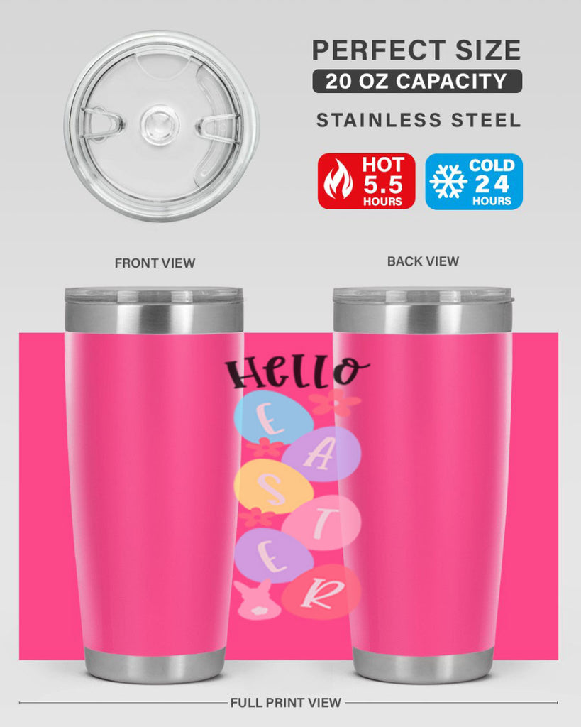 hello easter 32#- easter- Tumbler