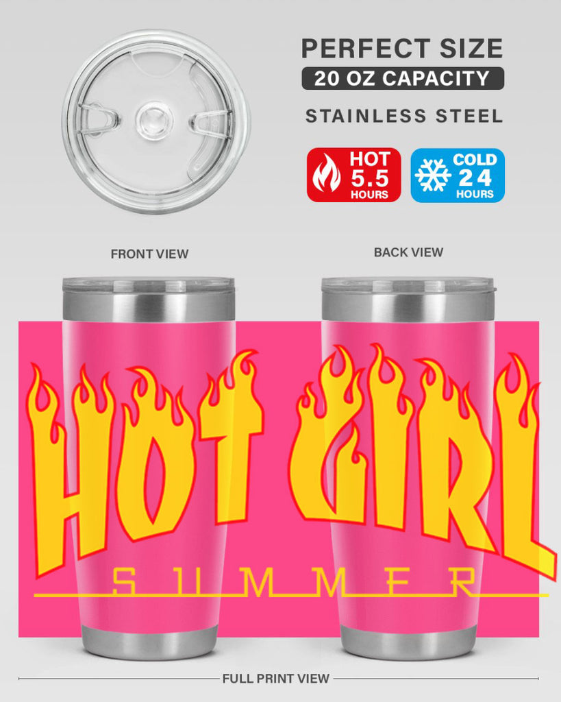 hot girl  summer fire 123#- black words phrases- Cotton Tank