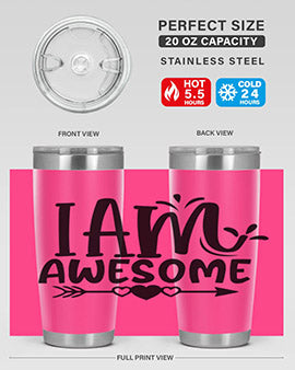 i am awesome Style 19#- autism- Tumbler