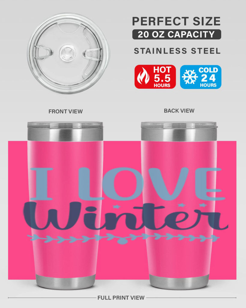 i love winter 226#- winter- Tumbler