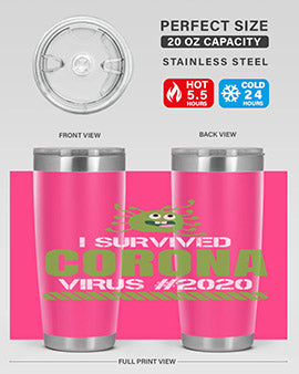 i survived coronavirus Style 33#- corona virus- Tumbler