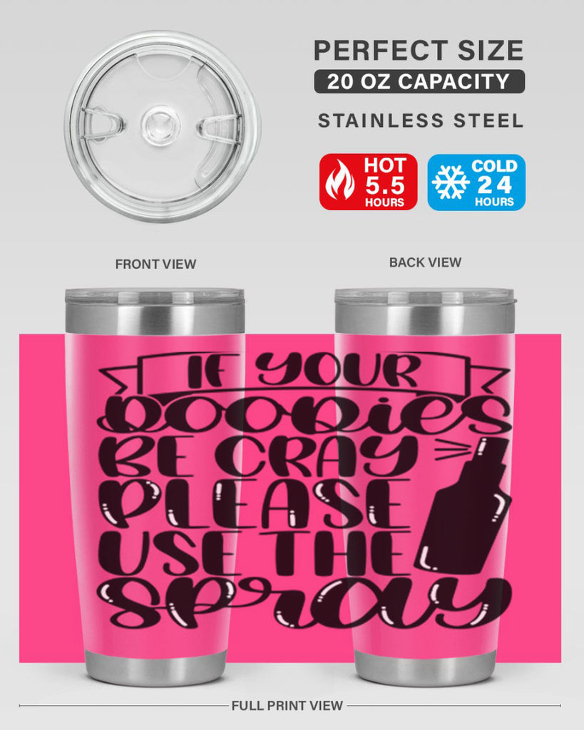 if your doodie be cray please use the spray 27#- bathroom- Tumbler