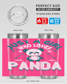 just a girl who loves panda 21#- Bears- Tumbler