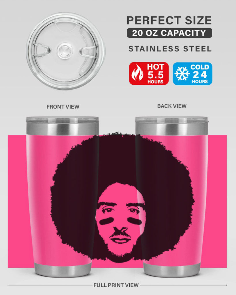 kaepernick 23#- black men - boys- tumbler