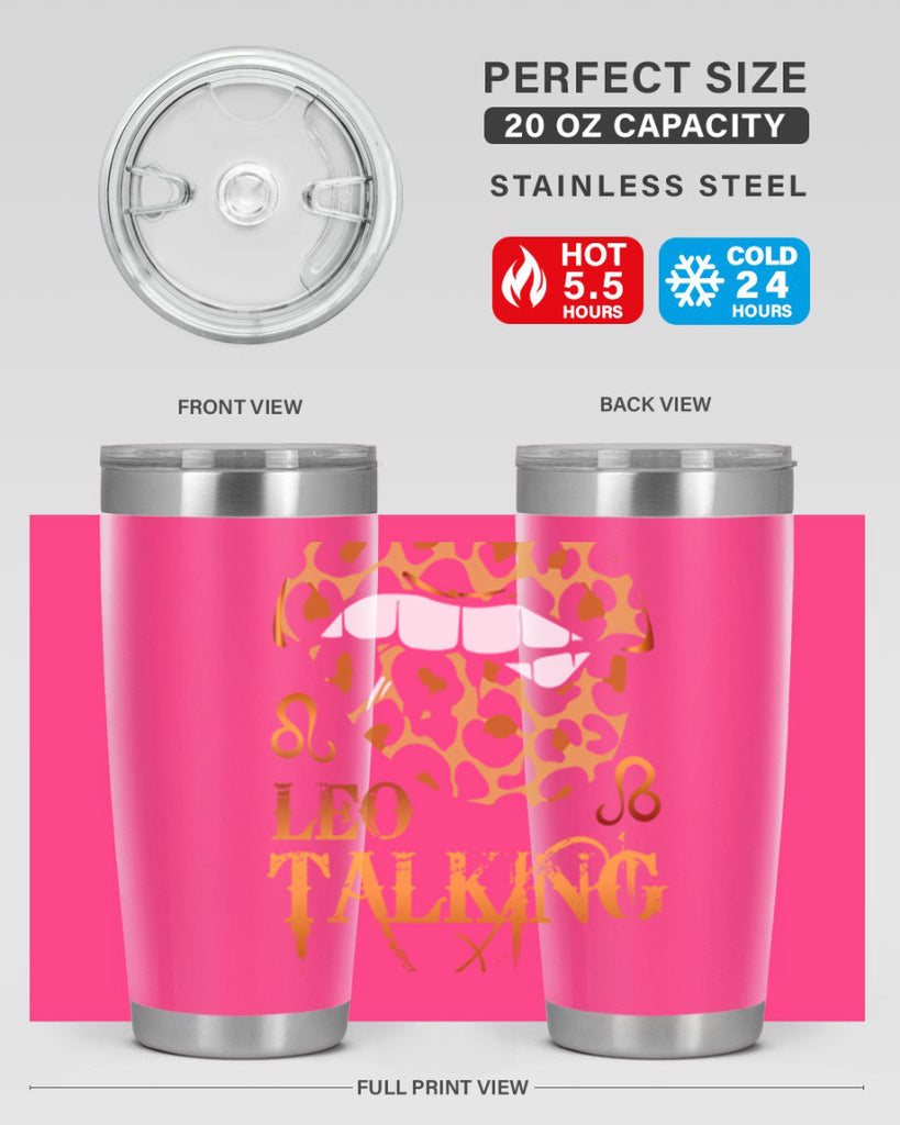 leo king 296#- zodiac- Tumbler