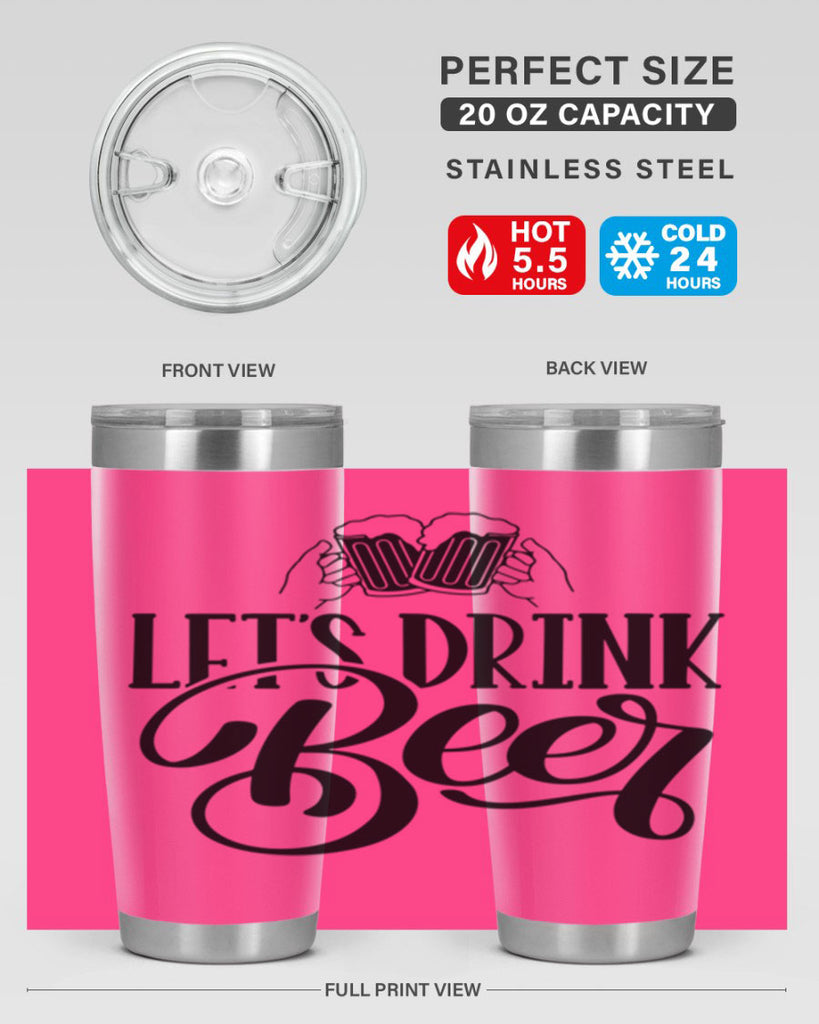 lets drink beer 29#- beer- Tumbler