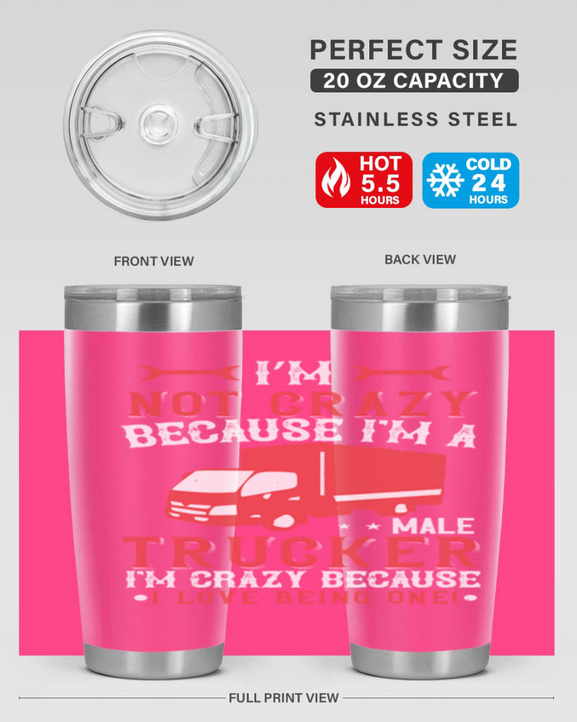 life is full of risks telling me Style 34#- truck driver- tumbler