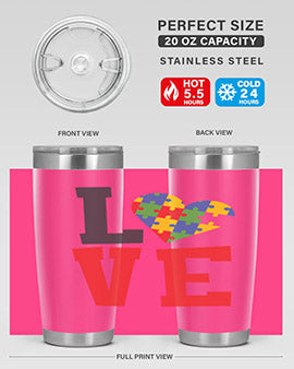 love Style 29#- autism- Tumbler