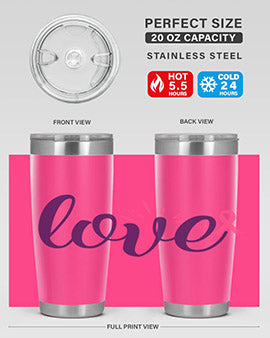 love Style 7#- breast cancer- Tumbler