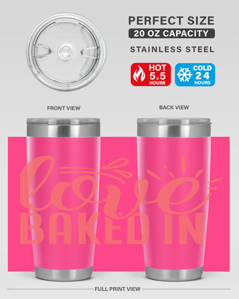 love baked in 13#- kitchen- Tumbler
