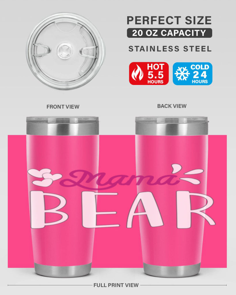 mama bear 132#- mom- Tumbler