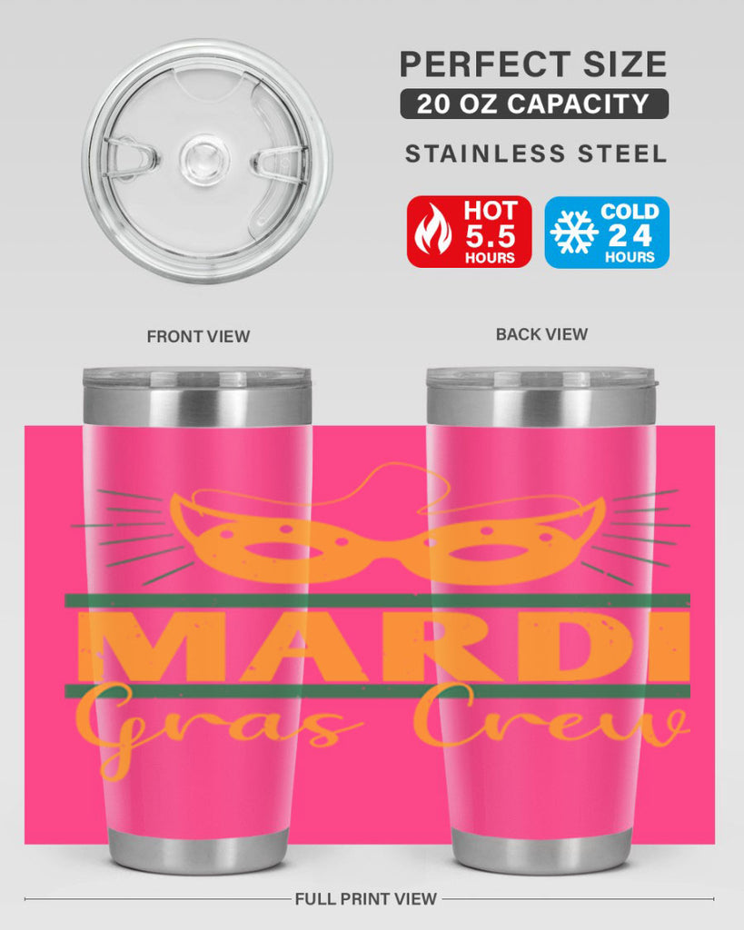 mardi gras crew 48#- mardi gras- Tumbler