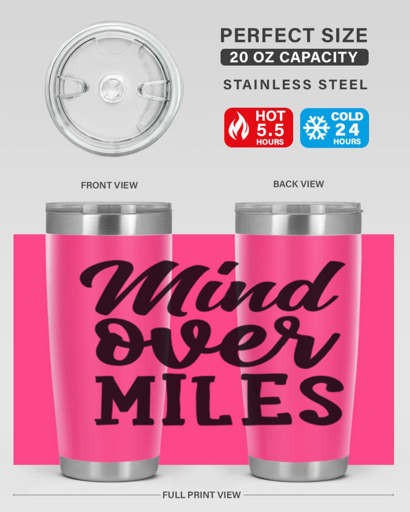 mind over miles 28#- gym- Tumbler