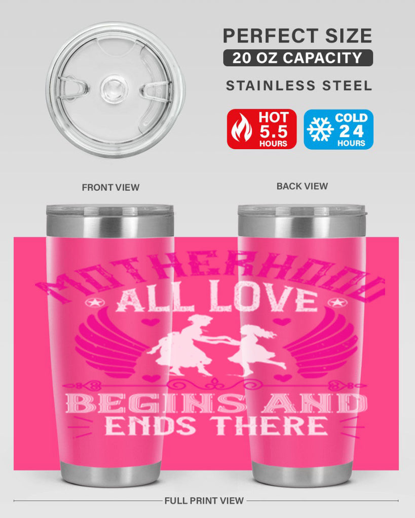 motherhood all love 57#- mothers day- Tumbler