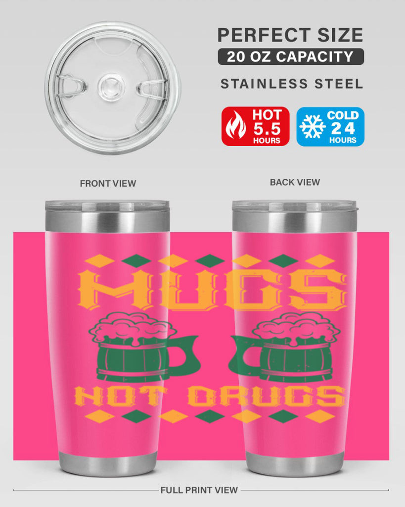 mugs not drugs 59#- beer- Tumbler