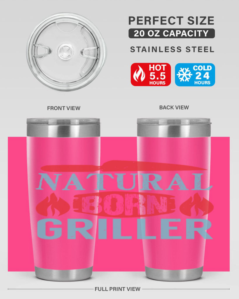natural born griller 19#- bbq- Tumbler