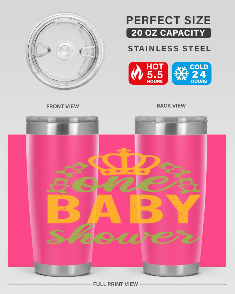 one baby shower Style 25#- baby shower- tumbler