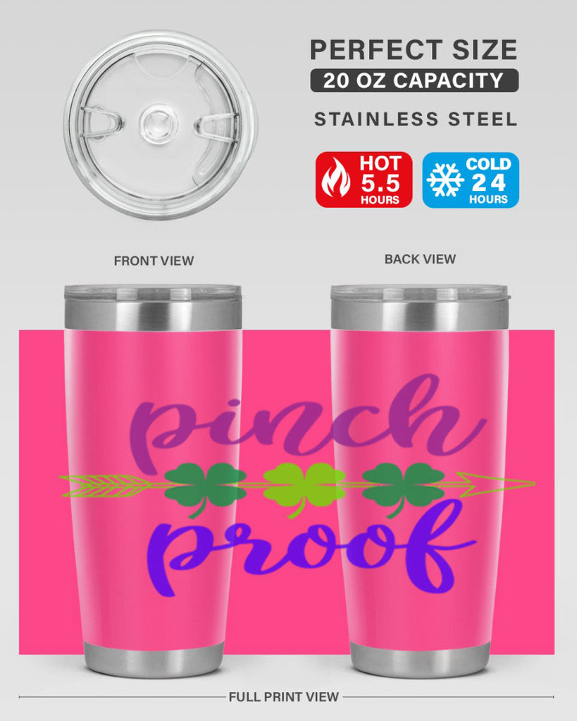 pinch proof 3#- mardi gras- Tumbler