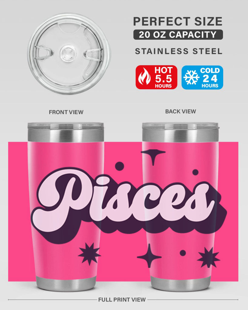 pisces 354#- zodiac- Tumbler