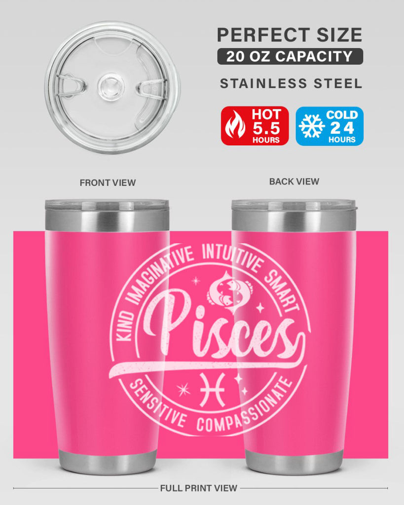 pisces 374#- zodiac- Tumbler