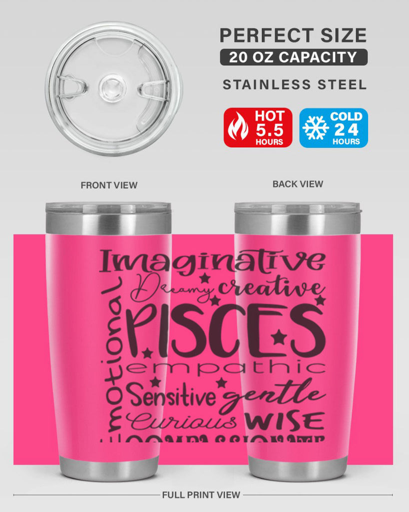 pisces 570#- zodiac- Tumbler