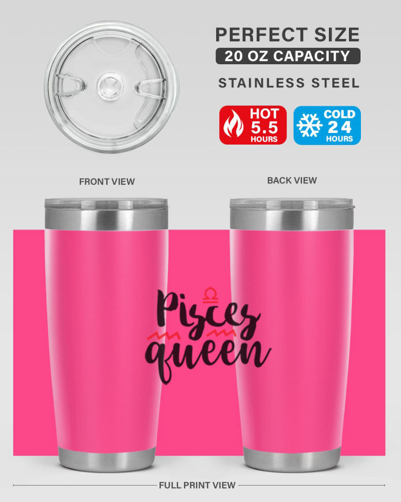 pisces queen 368#- zodiac- Tumbler