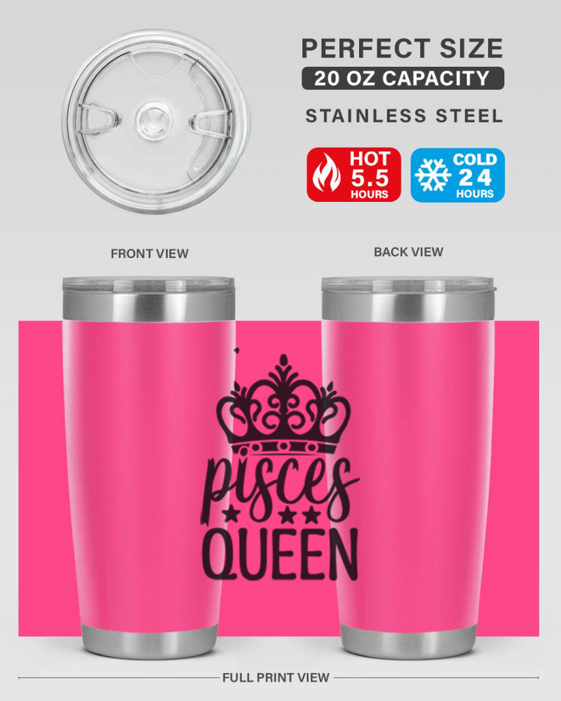 pisces queen 376#- zodiac- Tumbler
