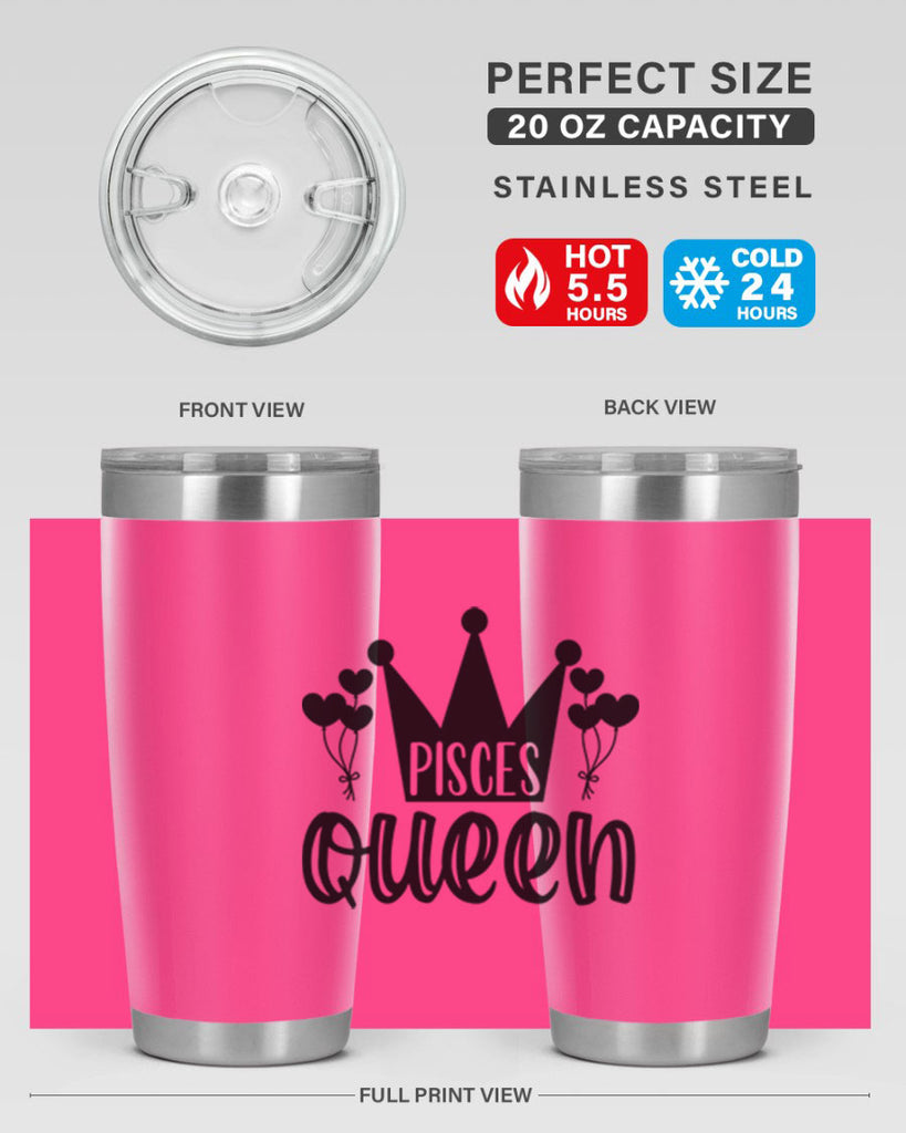 pisces queen 377#- zodiac- Tumbler