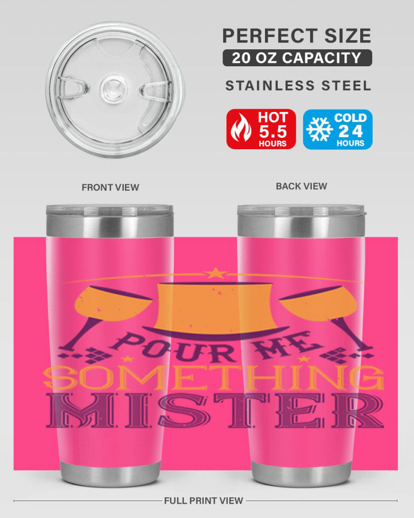 pour me something mister 38#- mardi gras- Tumbler