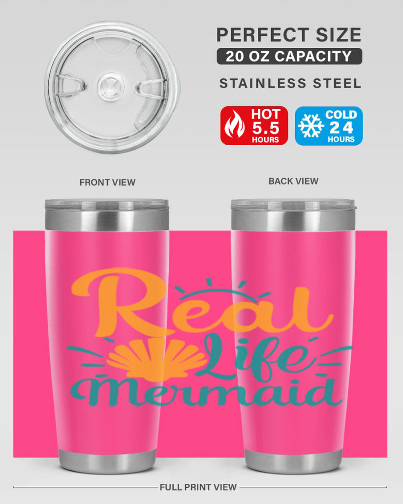 real life mermaid Style 79#- summer- Tumbler